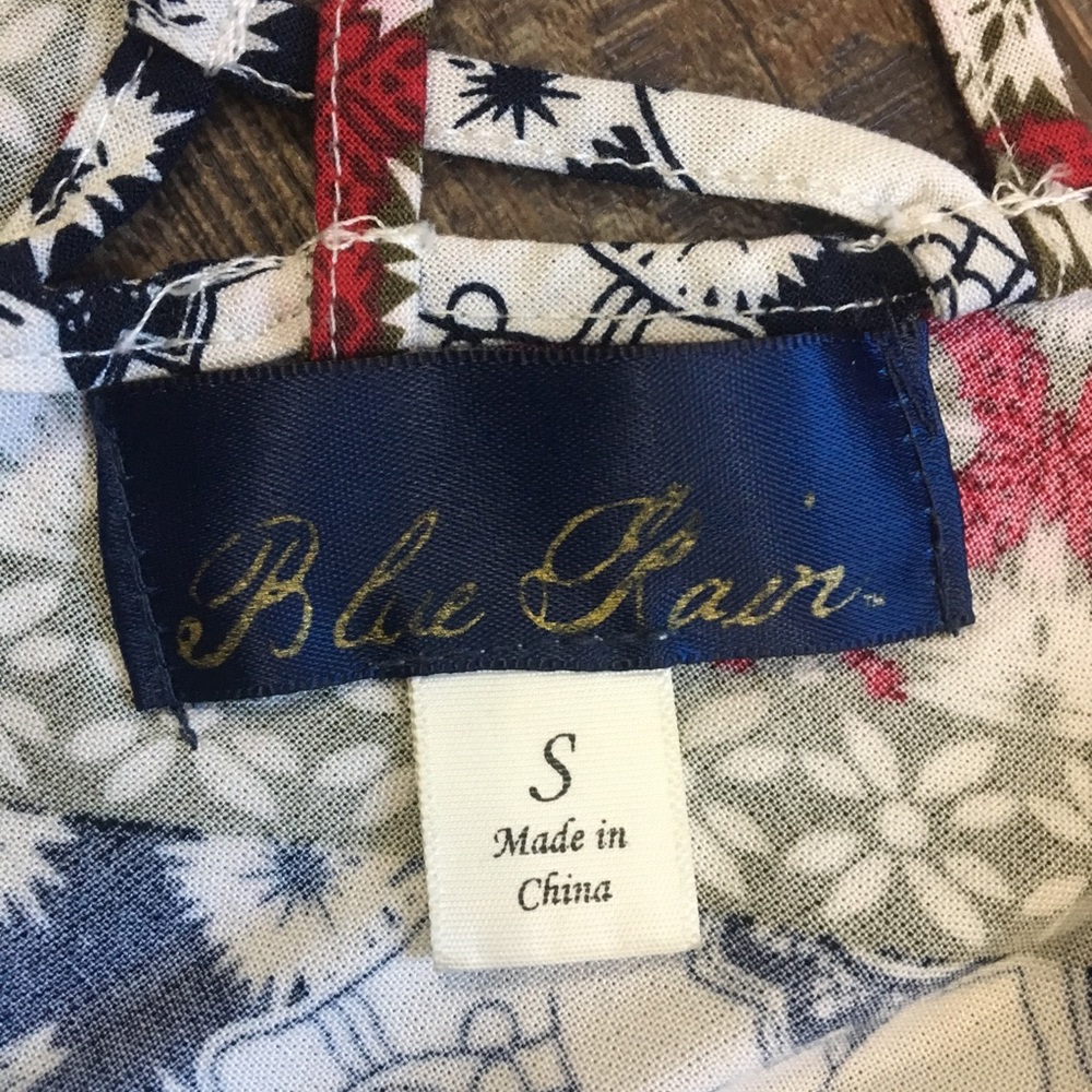 Blue Rain size small romper
